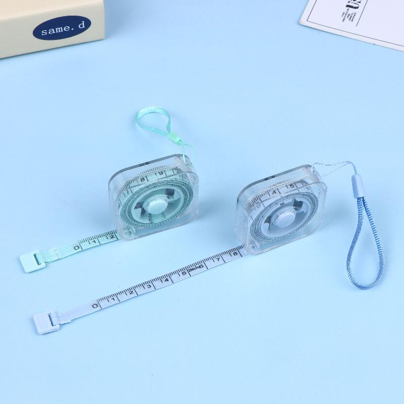 2-Meter Mini Metrisch Und Imperial Langlebiges Maßband Multifunktional Und Hochpräzise Haushalts Schrumpf-Maßband