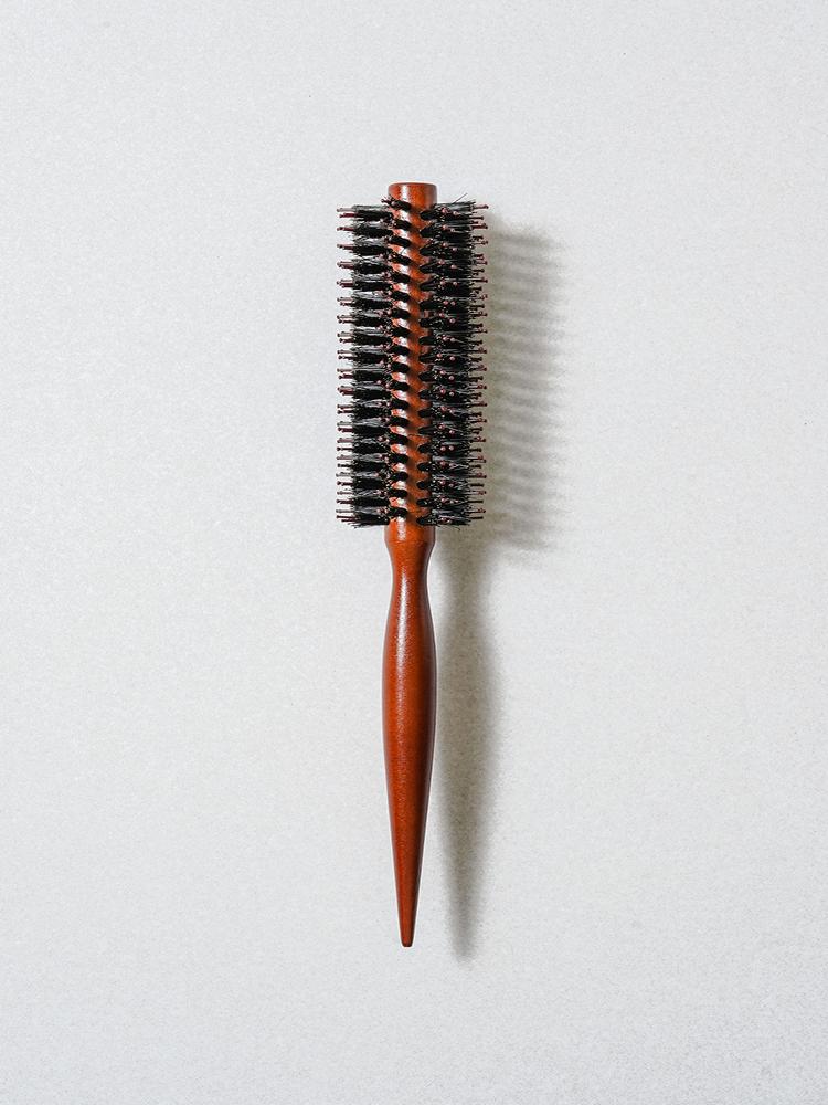 Professional Boar Bristle Round Hair Styling Brush 40mm 1ea