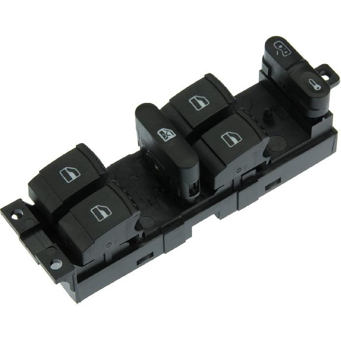 URO Parts 1J4959857D Window Switch Pack Assembly, Front Left , Black