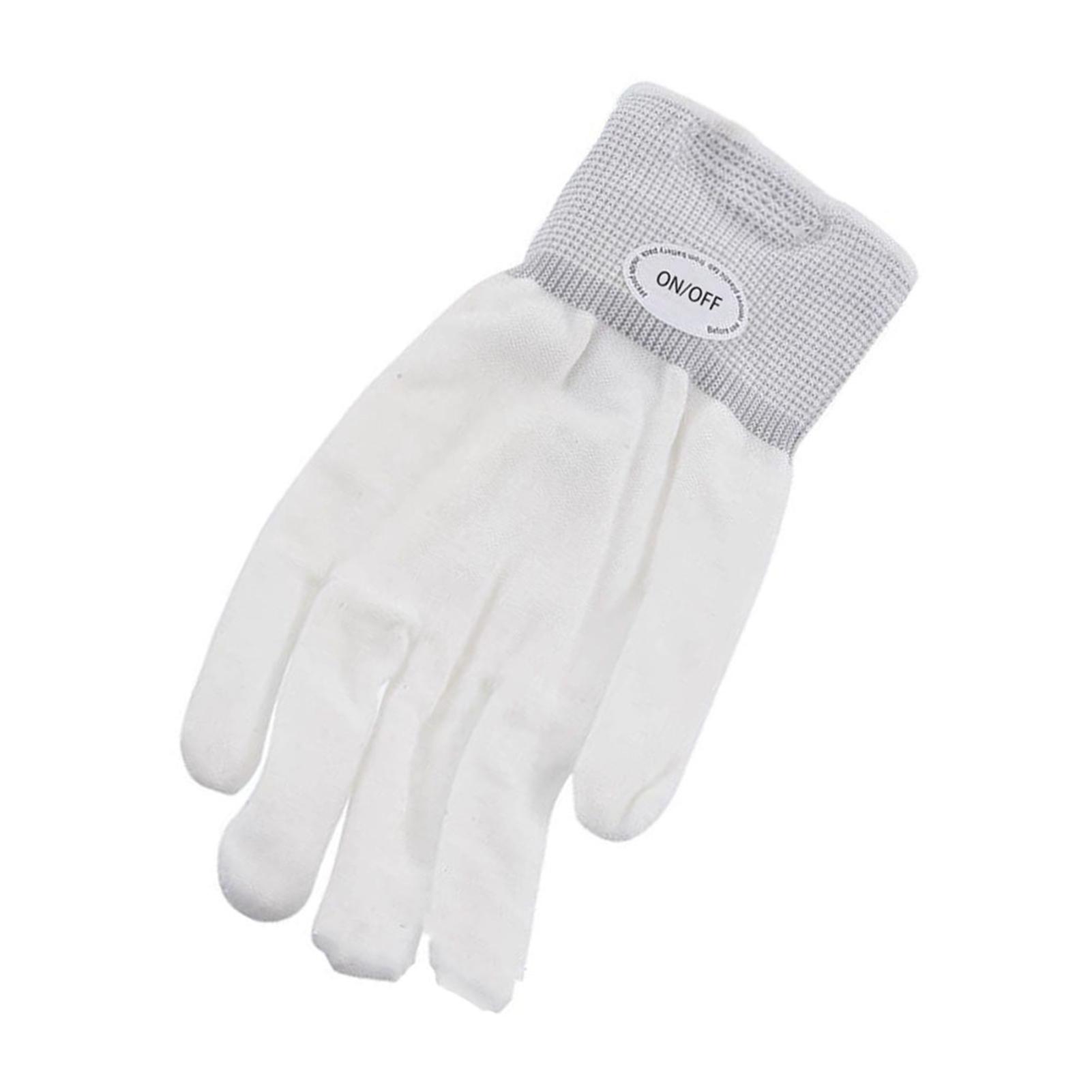 

Хэллоуин Светодиодные светящиеся перчатки Разноцветные светящиеся Смешные костюмные перчатки для мальчиков девочек 7 цветов