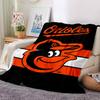 Baltimore Orioles Print Flaneldecke Hohe Qualität Warm Bequem Decke für Alle Jahreszeiten Perfekt für Geschenke Heimdekoration