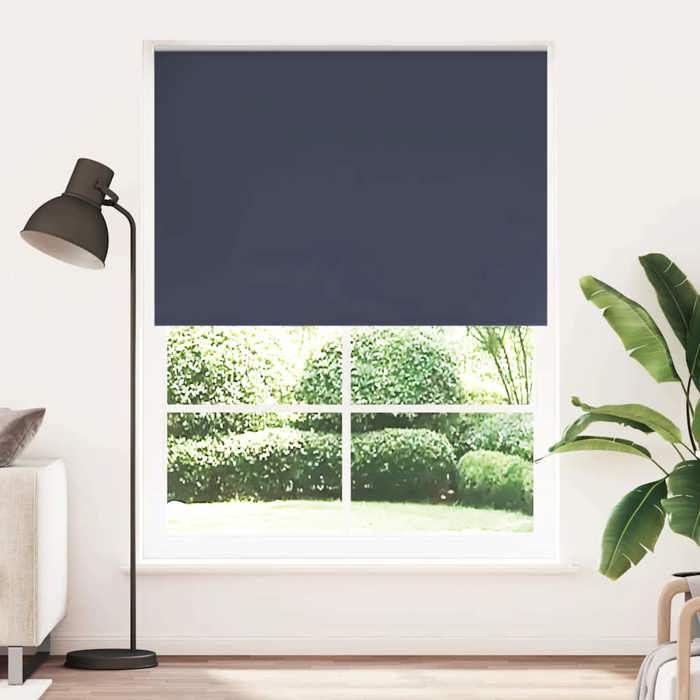 Blackout Roller Blind 160 X 230 Cm Blue 240179