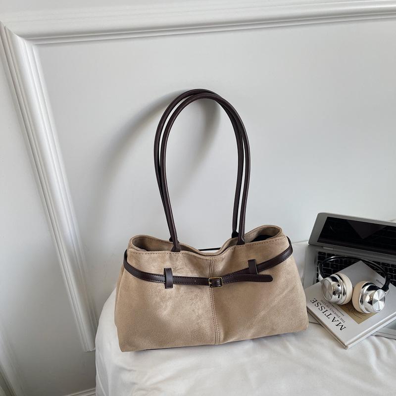 

Сумка-тоут под мышкой большой вместимости премиум-класса, женская осенне-зимняя новая ретро-универсальная сумка для поездок на работу, сумка через плечо