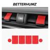 Betterhumz Fait d'Alcantara Pour Subaru BRZ/Toyota GR86 - Autocollants de Garniture de Sortie d'Air de Tableau de Bord Voiture Accessoires Intérieurs de Voiture
