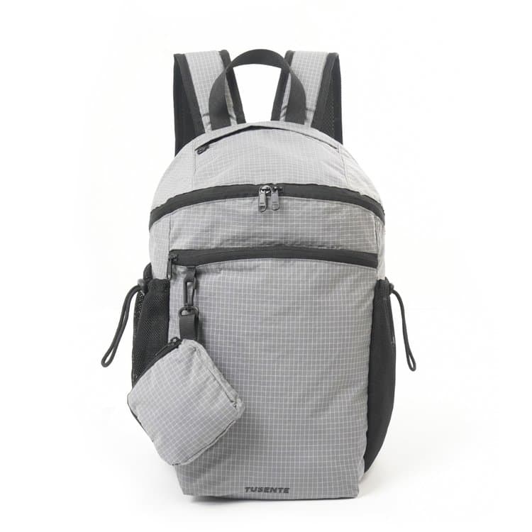 Nylon outdoor backpack commuter hiking backpack серый