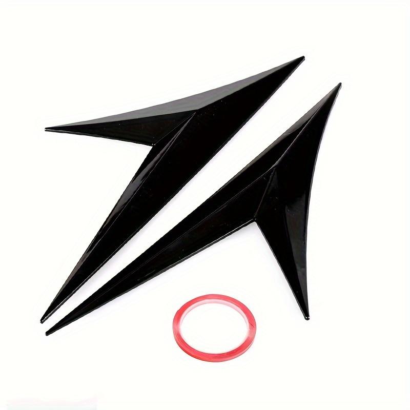 

Новая V-образная универсальная наклейка на боковое крыло автомобиля, вентиляционное отверстие, украшение кузова, капот двигателя, направляющая воздухозаборника, крышка ложки чёрный