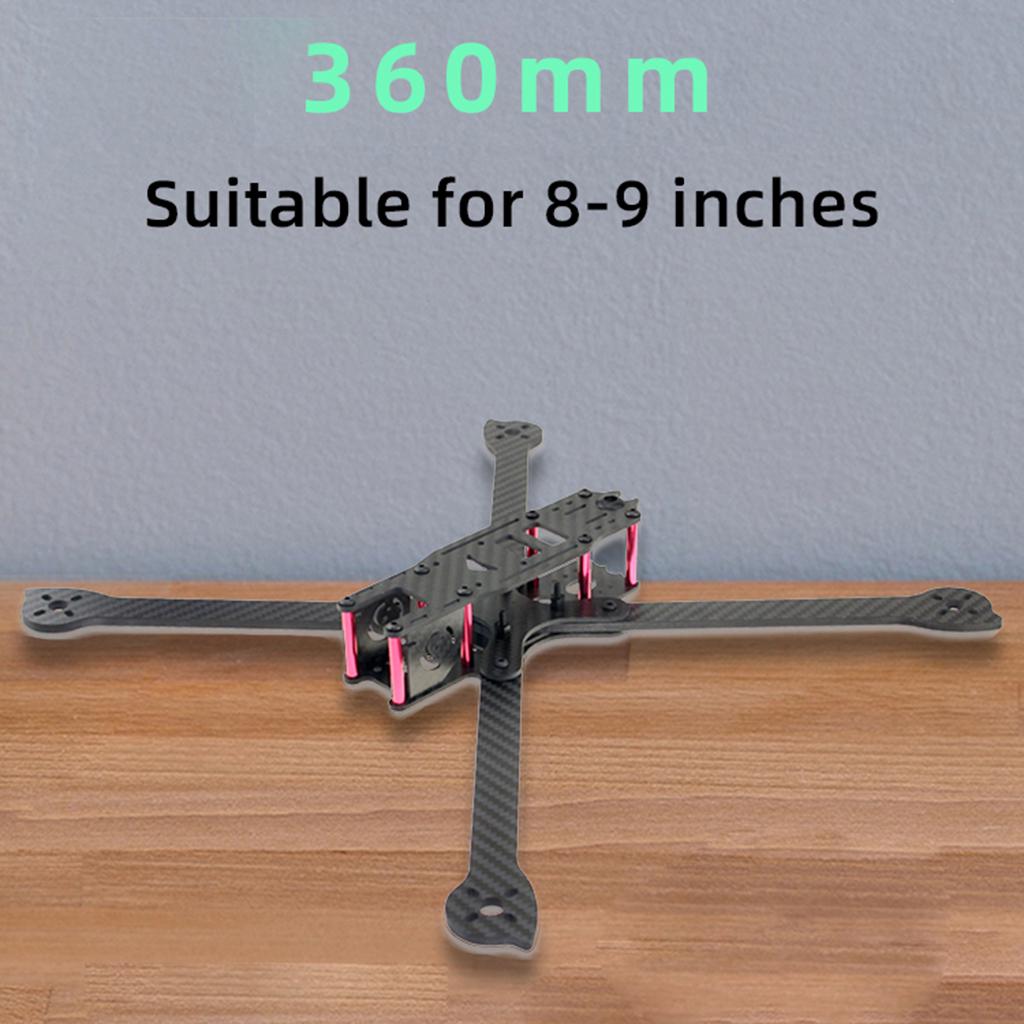 Buy 8inch 360mm Wheelbase Carbon Fiber Body Frame for RC FPV Racing