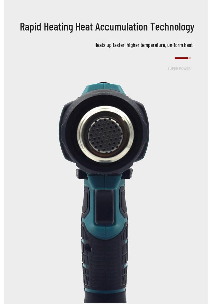 High-Power Wireless Portable Lithium Battery Hot Air Gun