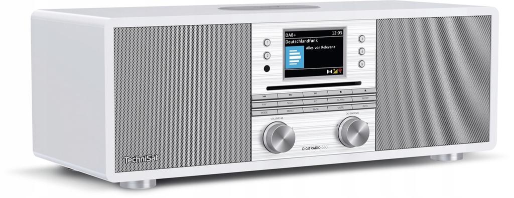 Internet Radio DAB+ CD TechniSat DIGITRADIO 650 ELAC WiFi BT Qi White