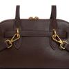 Luxury Brand Genuine Leather Women Handbags Fashion Gold Buckle Shoulder Bags Women Retro Cowhide Boston Bags Lady