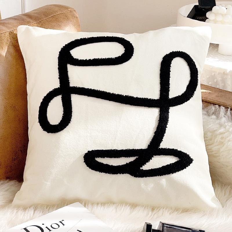 Nordic Retro Houndstooth Sofa Cushion Pillow for Living Room or Bedroom