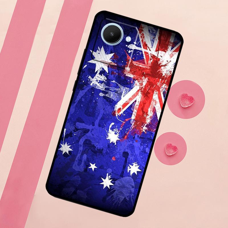 

Australia Flag For Realme 10 11 12 13 14 Pro Plus C55 C71 C75 C67 C63 C61 C53 C35 C65 GT6 GT7 15 Pro Case Realme 15 Pro