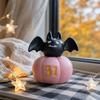 Halloween Resin Decoration Cute Pumpkin Ghost Owl Figurine Tabletop Ornament for Home Halloween Display Seasonal Holiday Decoration