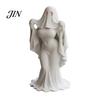 Halloween Decor Figurine Ghost Lady Ornament, Durable PLA 3D Printing Figure, Gothic Decoration Full of Mystery Collectible, for Desktop Bookshelf
