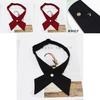 Feminine Cross Collar Bowtie Badge For School Uniforms And College Wear