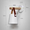 Wooden Wall Lamp Interior Light Fixture For Home Sconce Interior Lighting Living Room Nordic Modern Bed Wall Lamps With Wire E27