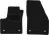 Black Front Floor Mats For: Opel Meriva B Minivan (2010-2017)