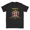 Unisex T Shirt Jamaica Coat Of Arms   TShirts Harajuku  Summer Tee Shirt Vintage Cotton Clothes Gift Idea