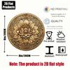 Metal Wall Art Mandala Decor For Home Bar Kitchen Office Party Halloween Gift