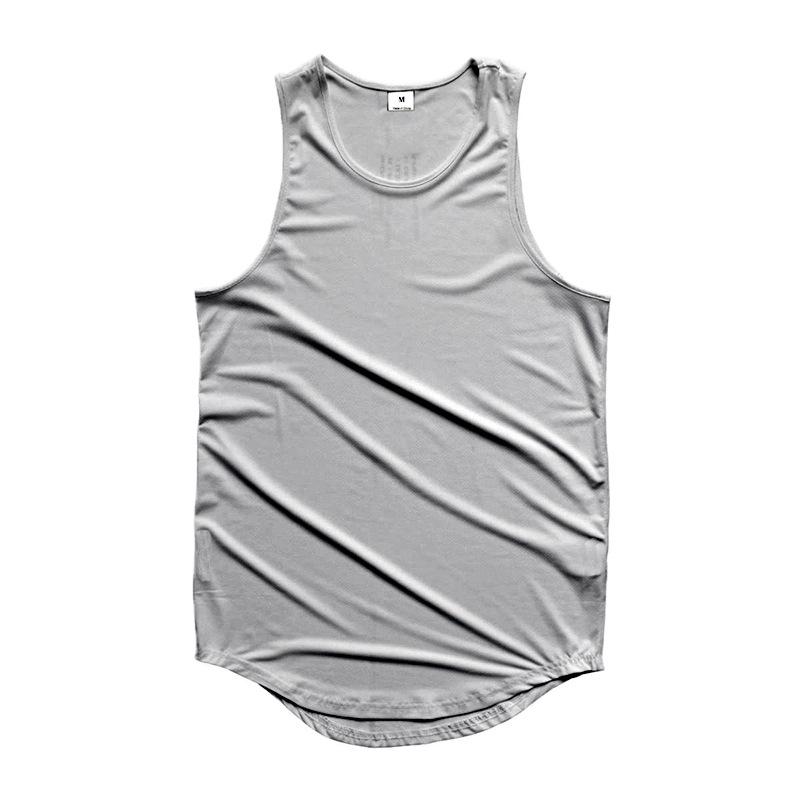 Men'S Summer New Style Men'S Thin Breathable Sports Fitness Sleeveless Knitted Shirt Casual Loose Knitted Tank Top