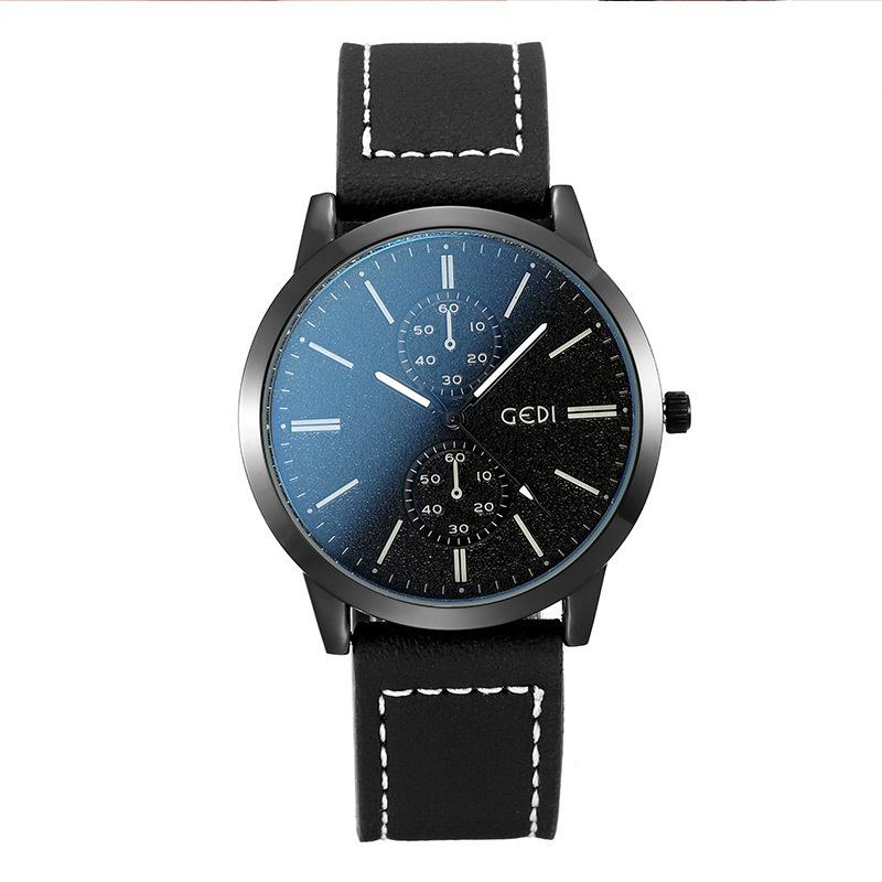 Same Men'S Business Versatile Belt Watch Waterproof Quartz Watch