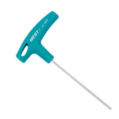 T-Handle Hex Allen Key Screws Screwdriver Driver Tool 1.5-10mm Wrench Handle Hex Key Wrench Spanner HRC52-54 Hand Tool