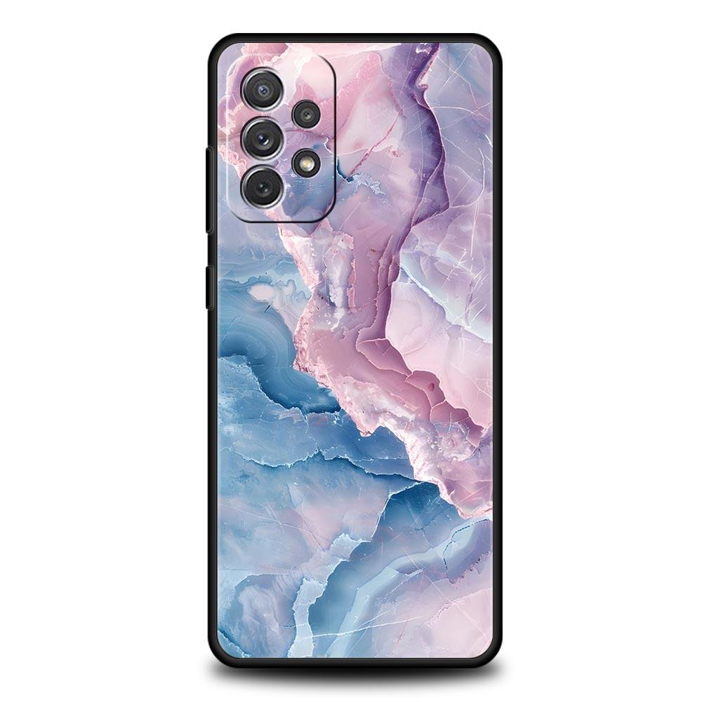 Phone Case For Samsung Galaxy A15 A13 A51 A71 A41 A31 A21S A03S A05 A35 A55 A23 A25 A33 A53 A73 5G Cover Fashion Marble Pattern