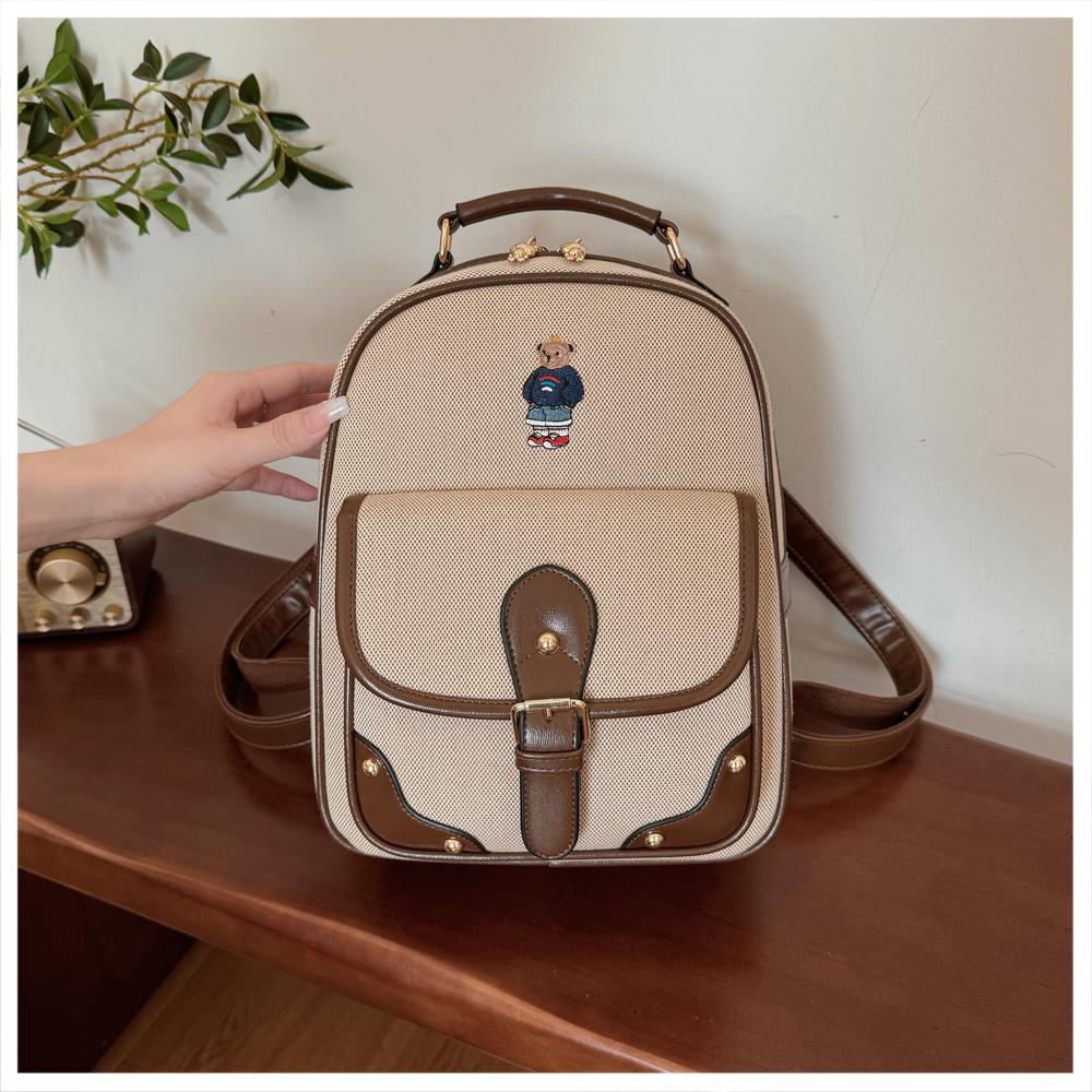 

Женская сумка через плечо из искусственной кожи, роскошная женская маленькая квадратная сумка, высококачественная женская сумка с рисунком медведя