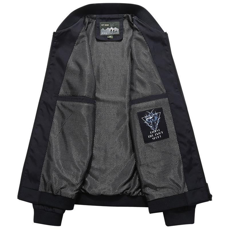 Весенне-осенняя камуфляжная куртка мужская тонкая дышащая стойка воротник повседневная — фото 5