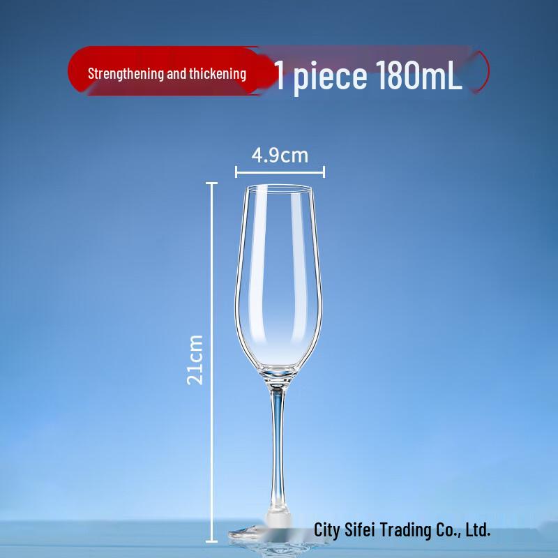 MDNG Glass Crystal Champagne & Cocktail Glasses