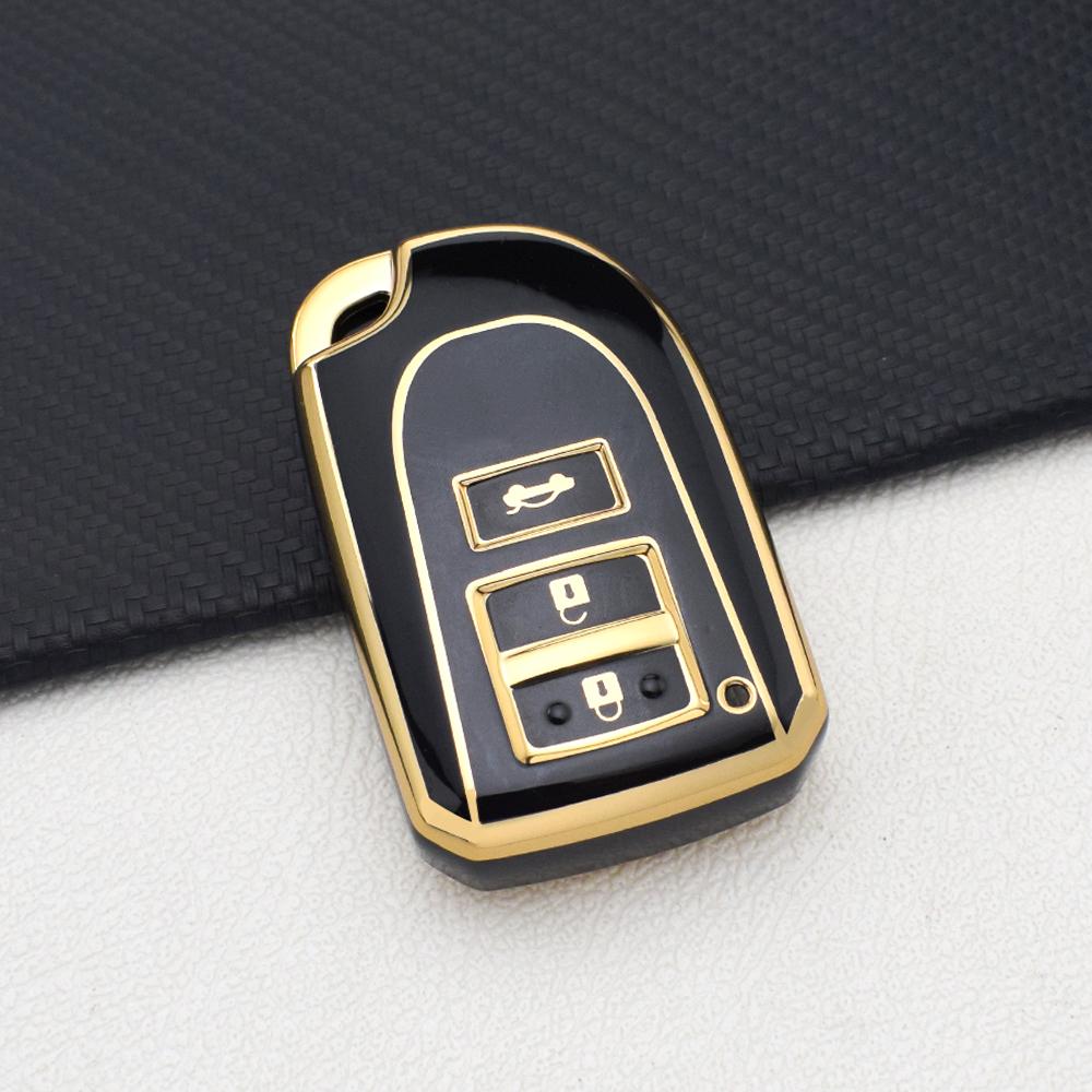 

3 Buttons Soft TPU Car Key Fob Cover for Toyota Prado Yaris Vios Previa Yaris L Hiace Camry Corolla Verso Anti-Scratch Key Case