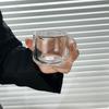 80ml Transparentes Kleines Ausländisches Weinglas 2er Set Minimalistisches Design Heißwasserbecher Italienische Espressotasse Perfekt für Teeliebhaber