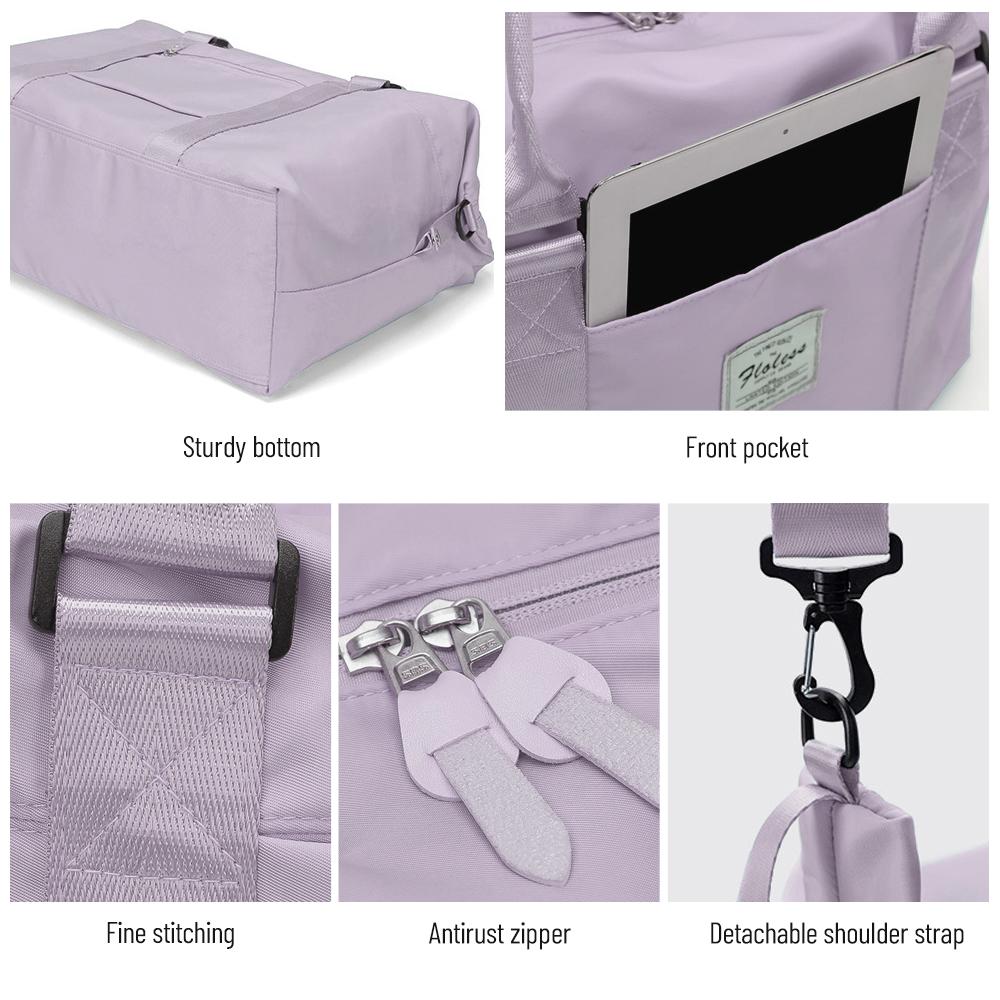 სამოგზაურო Duffel Bag Sports Tote Gym Bag Carryon Bagage Weekender ღამის ჩანთა მშრალი სველით