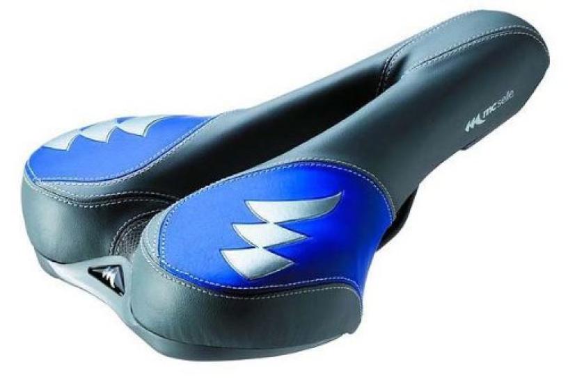 Седло MCSELLE Mellow+, серое/синее
