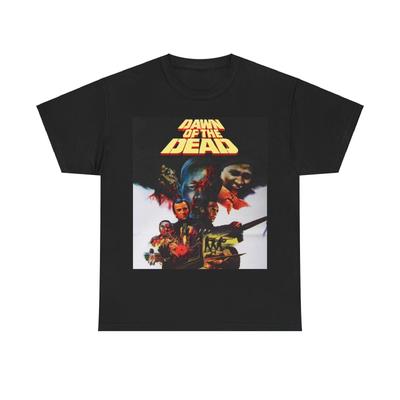 Dawn of the Dead Movie 1978 George A Romero 100% Cotton T-shirt Mens Womens Tees Top