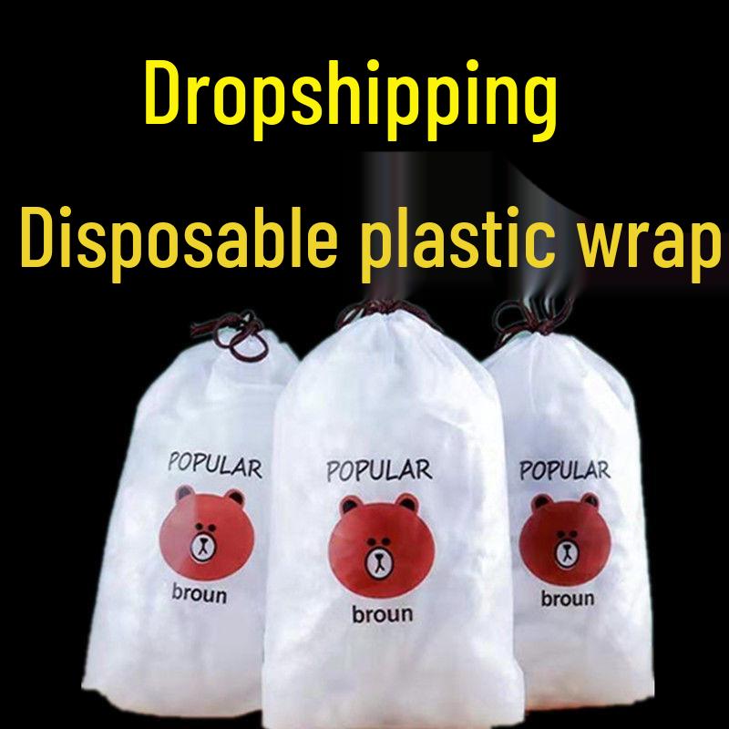 Jednorázová průhledná potravinářská přilnavá fólie na talíř