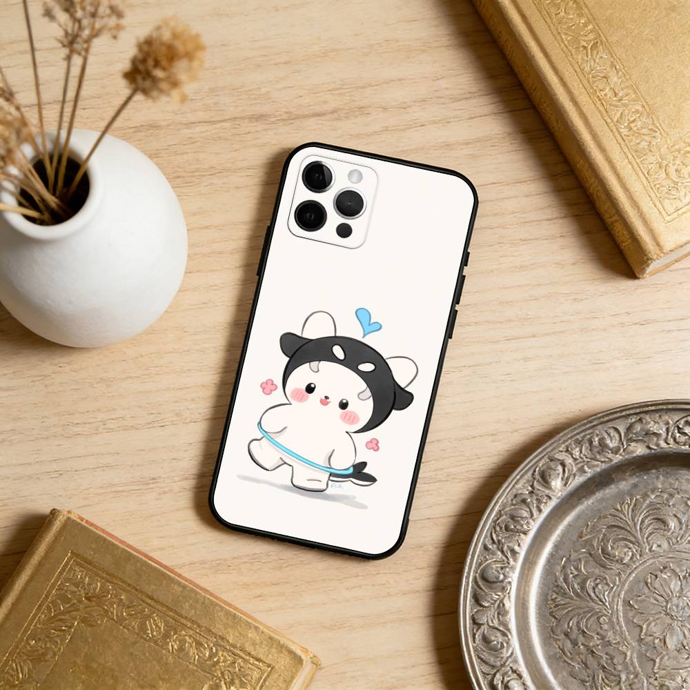 

P-Polcasan TayNew Phone Case For iPhone 17,16,15,14,13,12,11 Plus,Pro Max,Soft Silicone Black Cover iPhone14