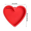 Silicone Heart Shaped Cake Pans Nonstick Reusable Round Baking Tray Cake Bakeware Pan Toast Mold Baking Tool for Pastry Dessert