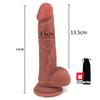 Liquid Silicone Dildo for Women Realistic Penis Adult Toy Soft Flexible Texture with Suction Cup