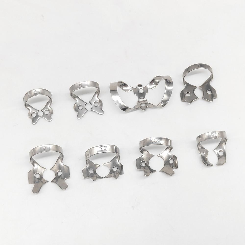 1 Piece Most Popular Dental Restoration Rubber Dam Clamps Rubber Barrier Clip Stainless Steel Material