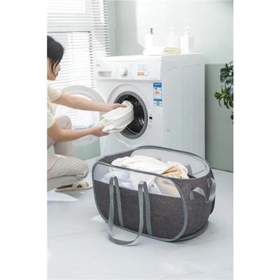Large-capacity Foldable Laundry Basket Dirty Clothes Breathable Mesh Laundry Basket Storage Household Items