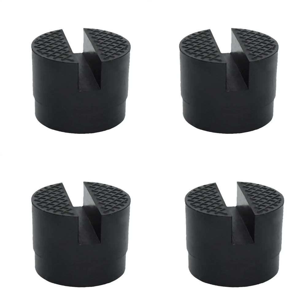 Universal Car Lift Jack Stand Rubber Pads Frame Protector Accesscries Repair Slotted Car Jack Adapter Pads Rubber Floor Car T7B7