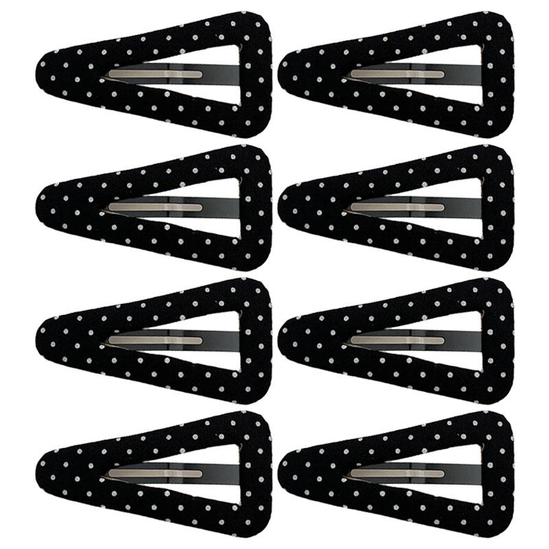 Korean Style Polka Dot Triangle Hair Clip Women's Fashionable and Simple BB Clip Hair Accessories