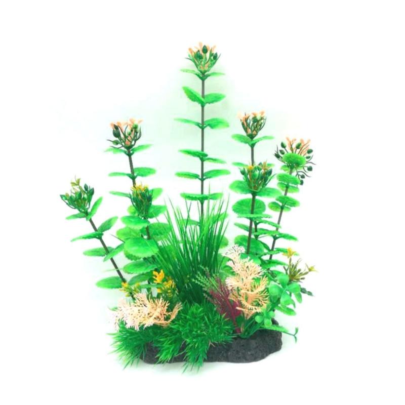 

Realistic Artificial Water Grass Simulation Landscape DIY Decor Bonsais Crafts Realistic Plant for Aquarium Fish Tank 1
