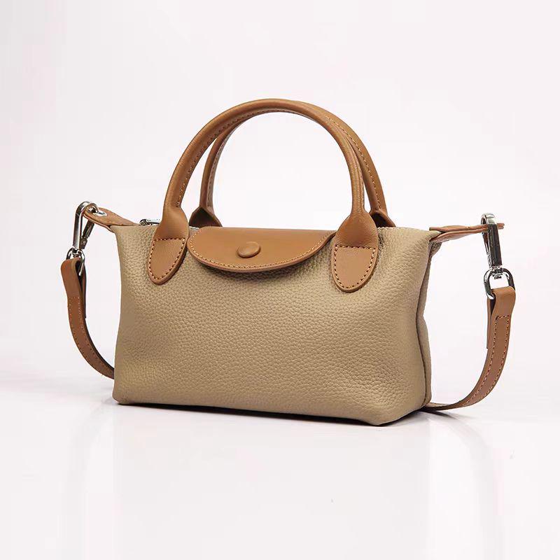 

2025 Женская ретро повседневная сумка через плечо из натуральной кожи