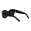 Saint Laurent Classic Logo Pattern Decorative Acetate Frame Black Square Sunglasses Women sunglasses SLM95F005BLACKBLACKGREY