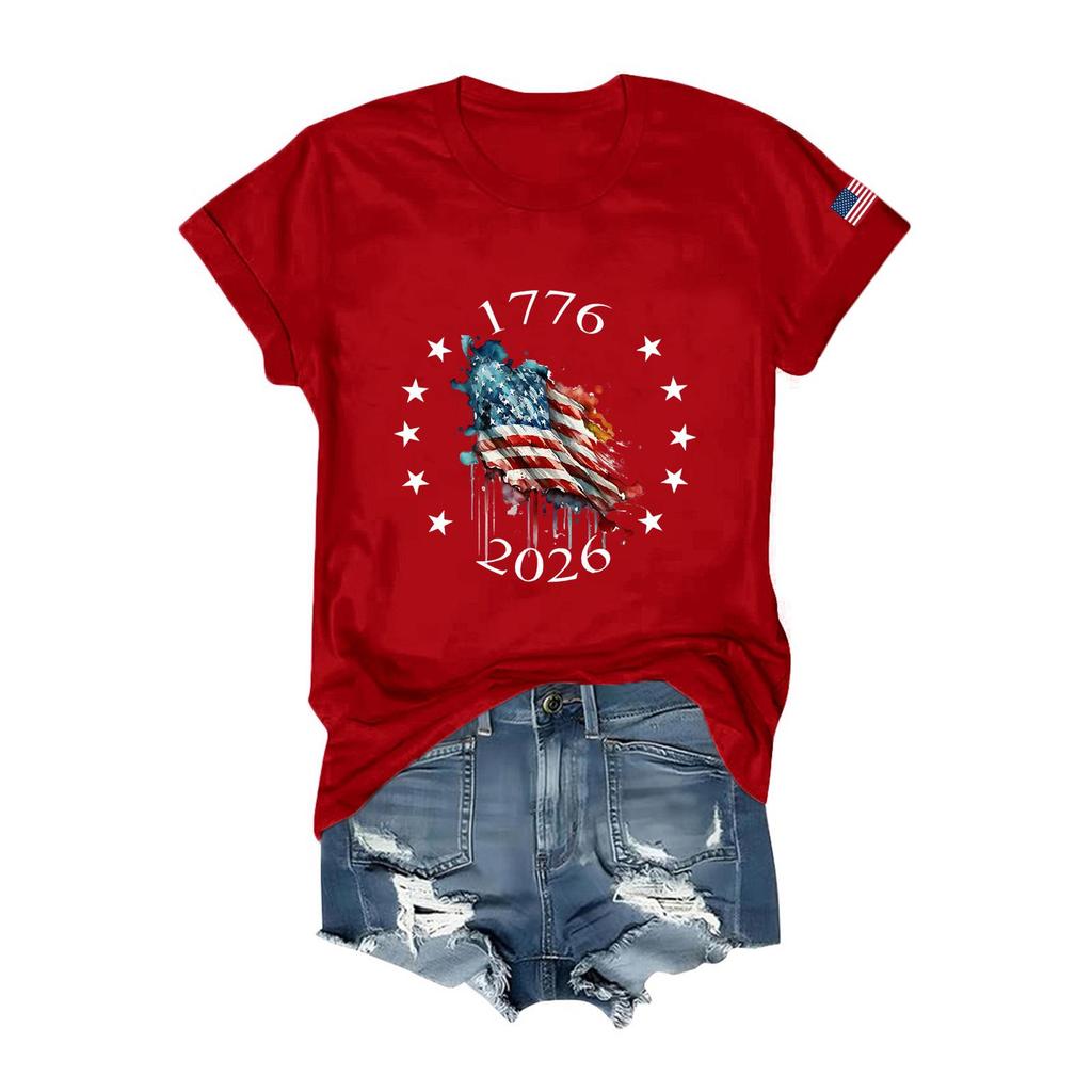 Damskie Koszulki Koszulki z Krótkim Rękawem Swetry Topy Bluzki Letnie Wiosenne