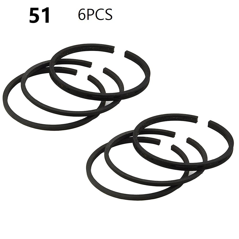 Air Compressor Piston Ring Kit Cylinder Oil Ring Replacement Air Pump Accessories Pneumatic Parts 50mm 49mm 51mm