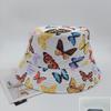 New printed pattern bucket hat printed trendy brand sun hat sun hat men's and women's seaside sun protection hat