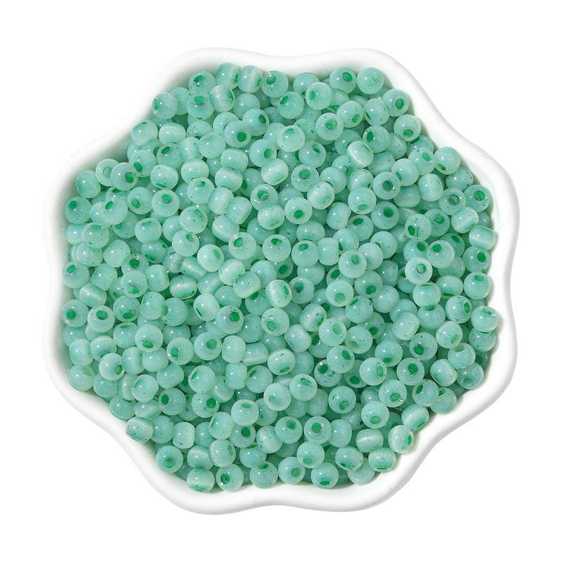 4mm Cat's Eye Jade Rice Beads for DIY Jewelry - Bracelet & Necklace Accessories